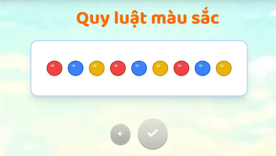 Bé hào hứng tìm ra mảnh ghép màu sắc tiếp theo