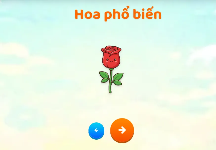 Niềm vui khi bé hoàn thành các nhiệm vụ trong khu vườn tri thức