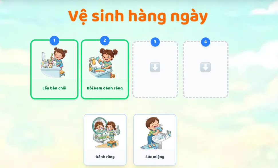 Niềm hạnh phúc của bé khi thực hiện tốt các thói quen sạch sẽ