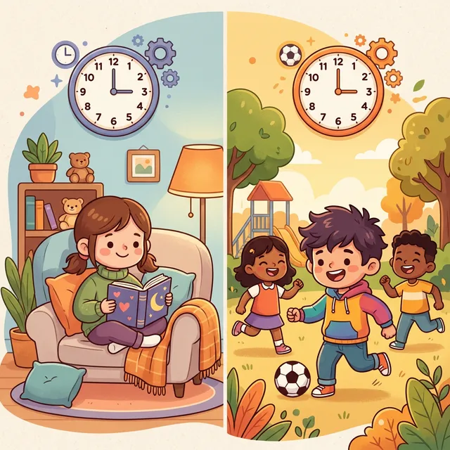 Điều chỉnh lịch sinh hoạt theo tính cách và nhịp sinh học của con